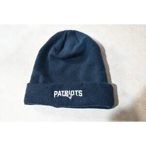 New England Patriots Knit Beanie Hat Navy NFL Winter Cap